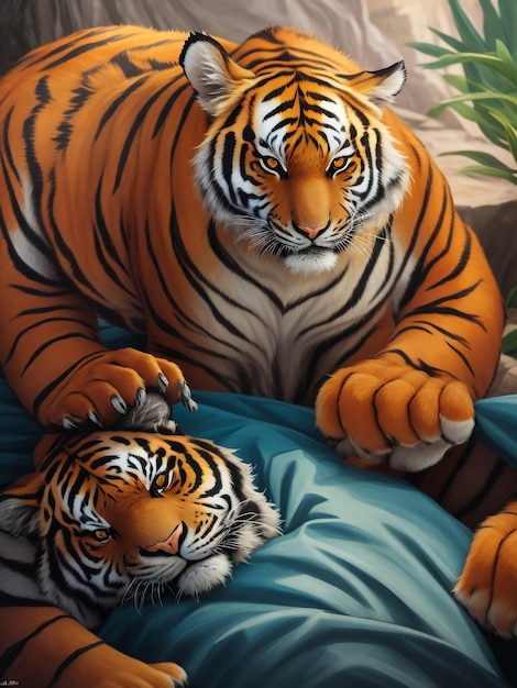 Imagen de un tigre de Sumatra