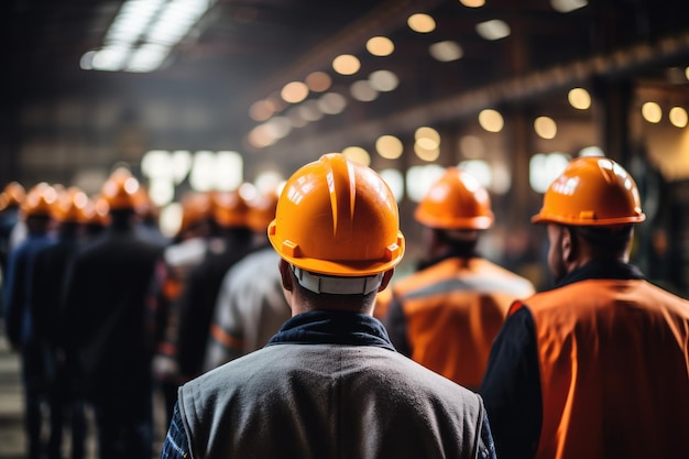 Una imagen de un trabajador de la construcción en uniforme