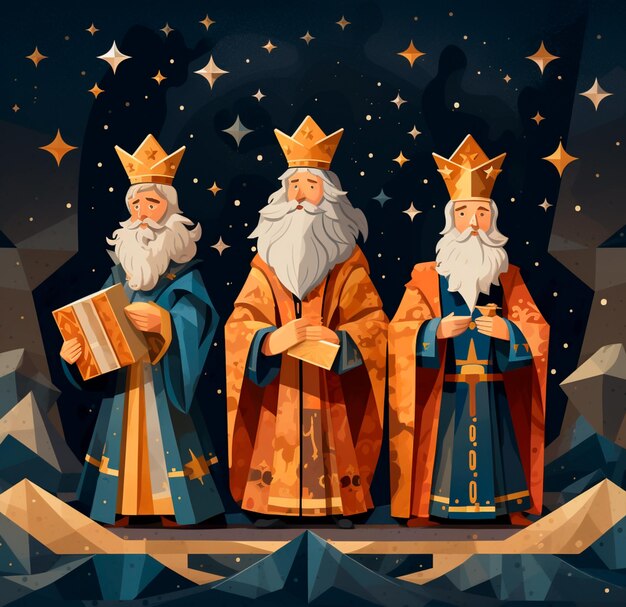 imagen de los tres reyes magos