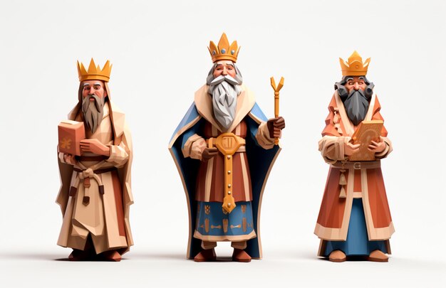 Foto imagen de los tres reyes magos