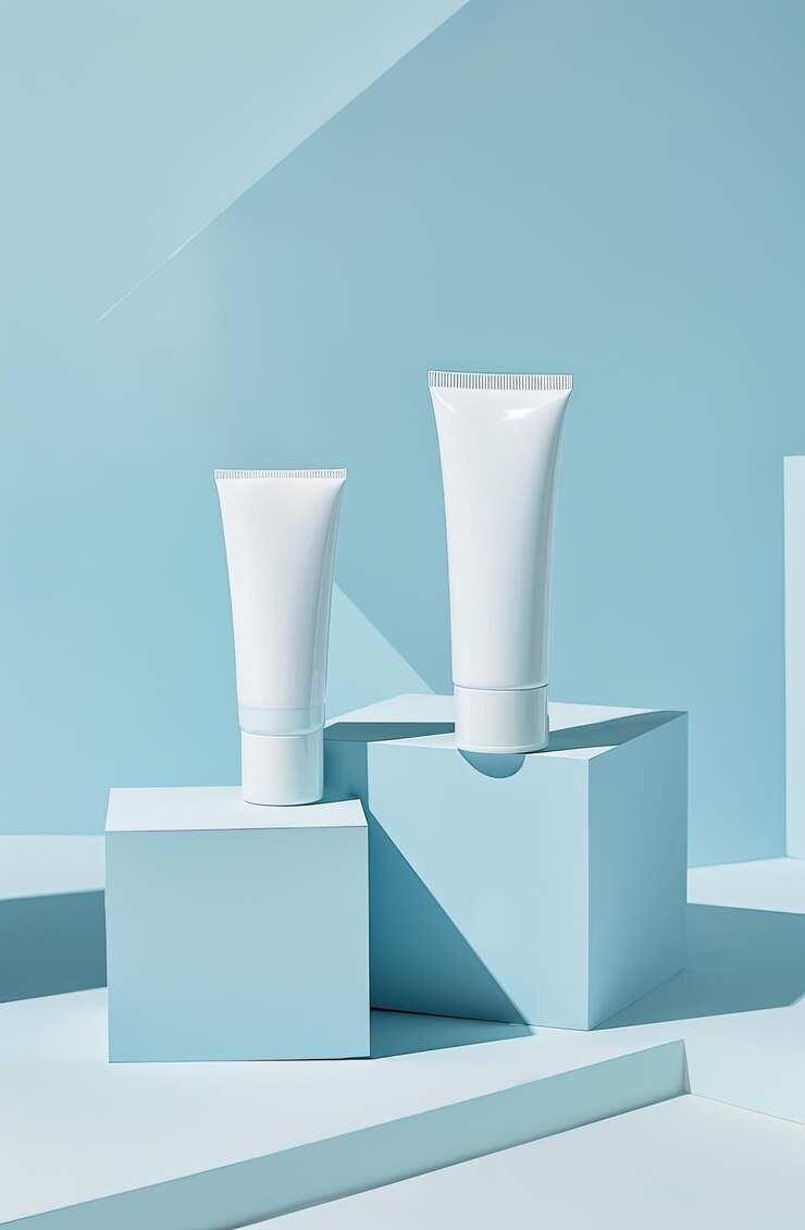 una imagen de tres tubos de champú blanco y blanco