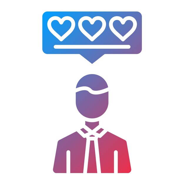 Imagen vectorial del icono de apreciaciones Se puede utilizar para la gestión de proyectos