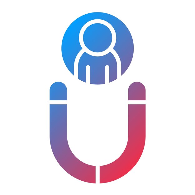 Imagen vectorial del icono de retención de empleados Puede utilizarse para Recursos Humanos
