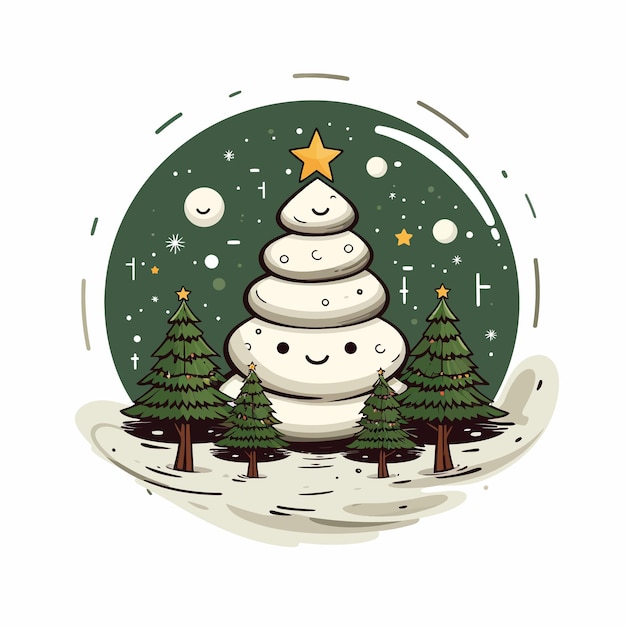 Imagen vectorial sobre el día de Navidad