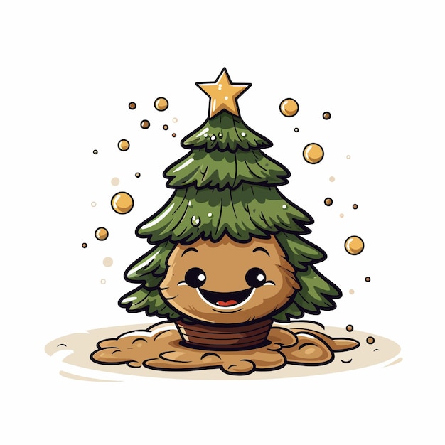 Imagen vectorial sobre el día de Navidad