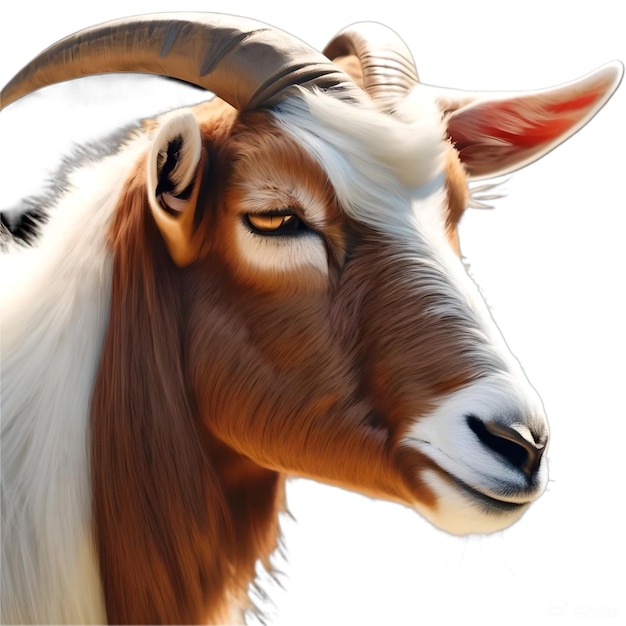 Imágenes 3D realistas de cabras generadas por Ai