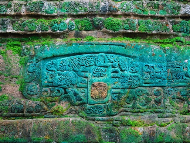 Foto imágenes de bloques de piedra mayas objetos 3d imagen descargada