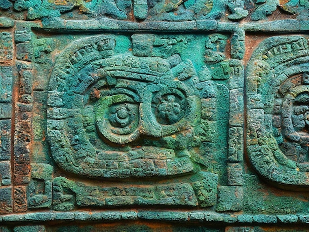 Imágenes de bloques de piedra mayas objetos 3D imagen descargada