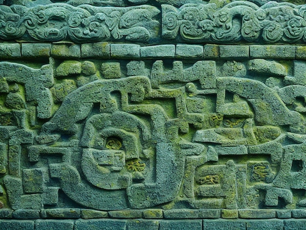 Foto imágenes de bloques de piedra mayas objetos 3d imagen descargada