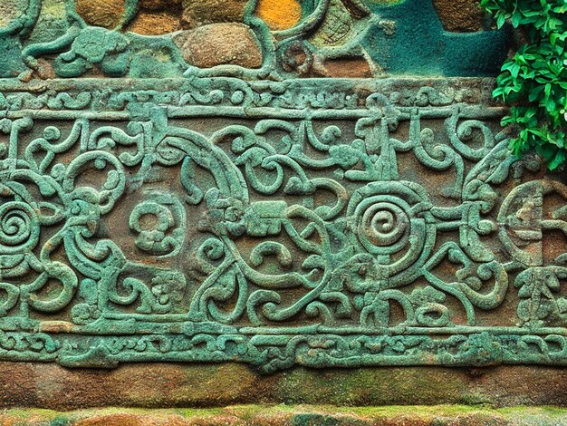 Imágenes de bloques de piedra mayas objetos 3D imagen descargada