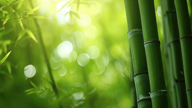 Imágenes borrosas del bosque de bambú Fondo de bambú