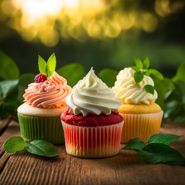 Imágenes de cupcake with cream