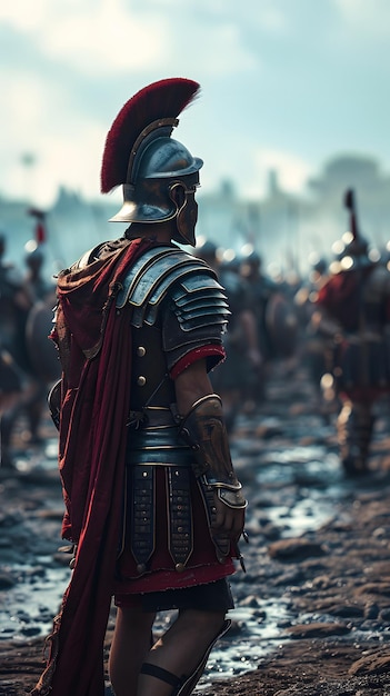 Foto imágenes de las estructuras de los soldados del imperio romano