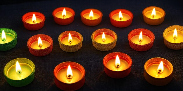 Imágenes del festival de Diwali