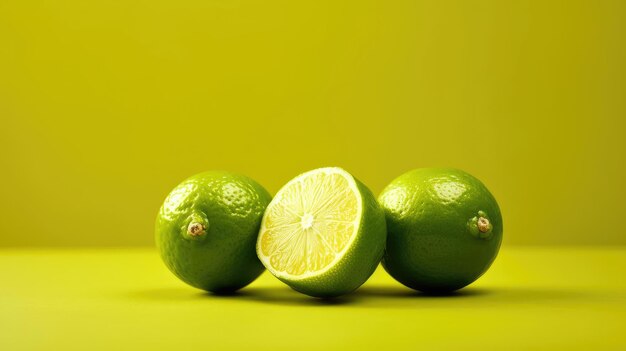 Imágenes de fondo Colores naturales Fondo brillante Limón generativo Ai