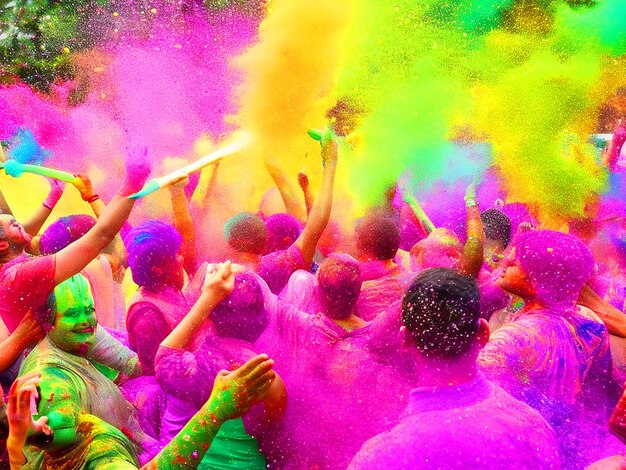 Foto imágenes de fondo de happy holi descargadas