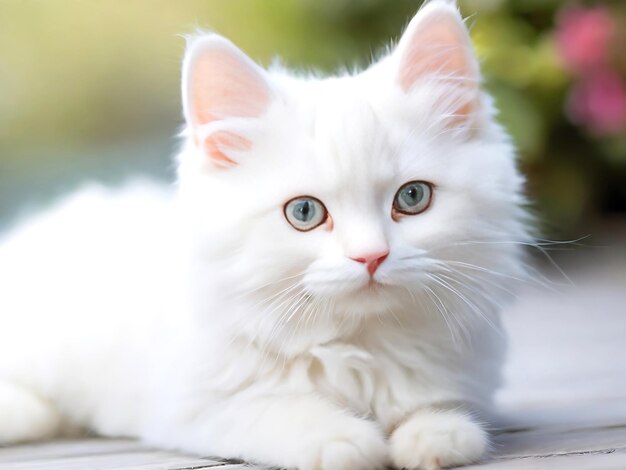 Foto imágenes de gatos lindos generados por la ia