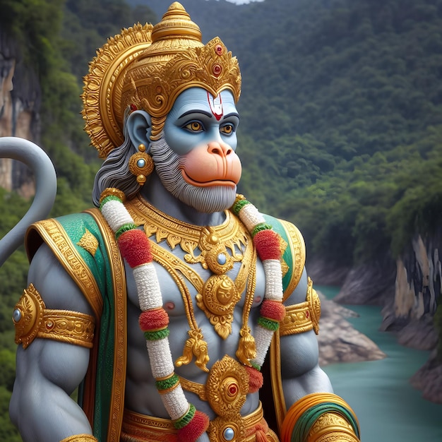 Foto imágenes majestuosas de hanuman para la reflexión espiritual