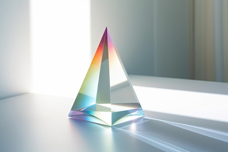 Foto para imágenes y maquetas, use este efecto de superposición de textura de refracción de luz de arco iris nebuloso aparece un destello holográfico de goteo orgánico diagonal en una pared blanca efectos de iluminación natural con sombras