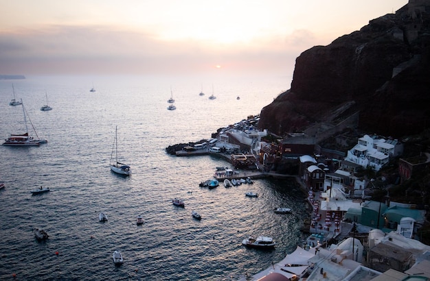 Imágenes del paisaje de Oia, Santorini