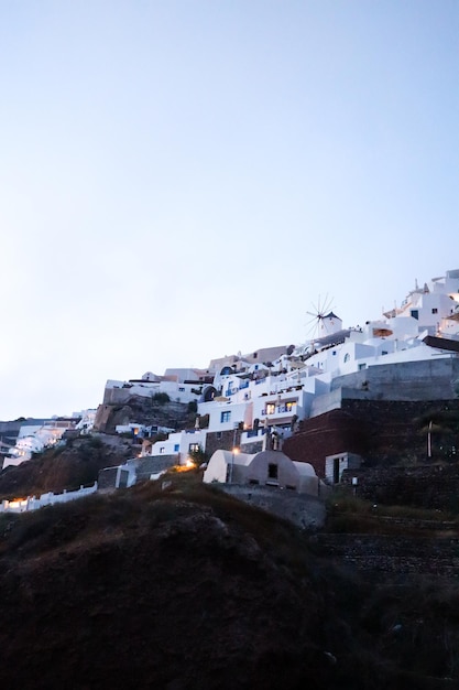 Imágenes del paisaje de Oia, Santorini