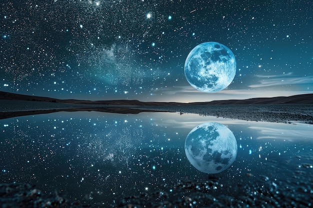 Imágenes reflectantes que capturan la serena belleza de los fenómenos astronómicos