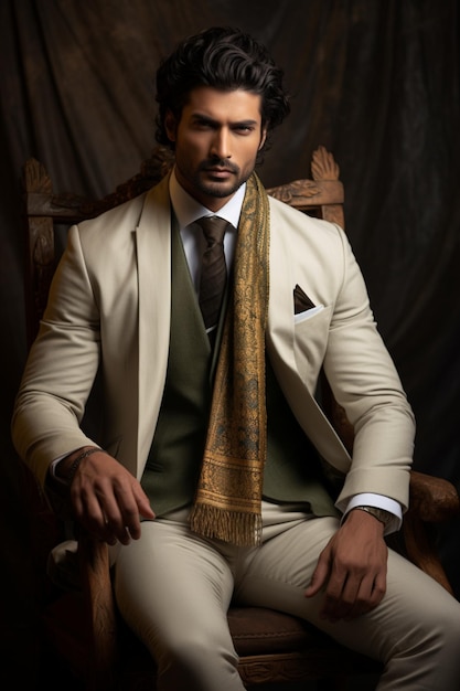 Imágenes de retrato masculino HD Indian Look Ai