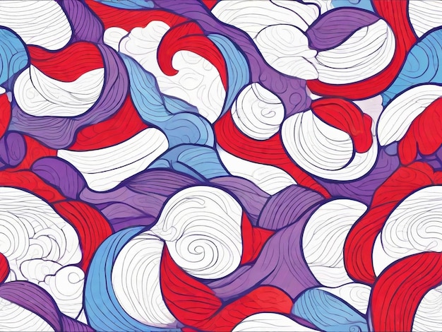 Foto imágenes de textura de fondo de remolino de ondas rojas y púrpuras
