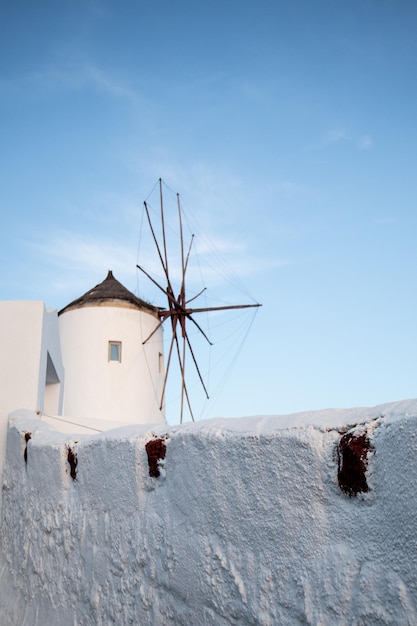 Imagens da paisagem de Oia, Santorini