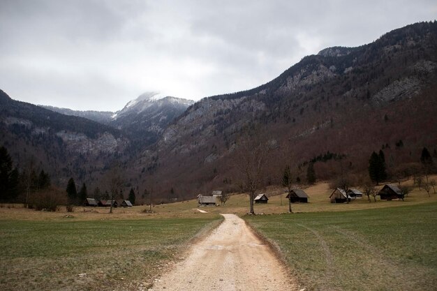 Imagens de Bled, Eslovênia, no outono e inverno