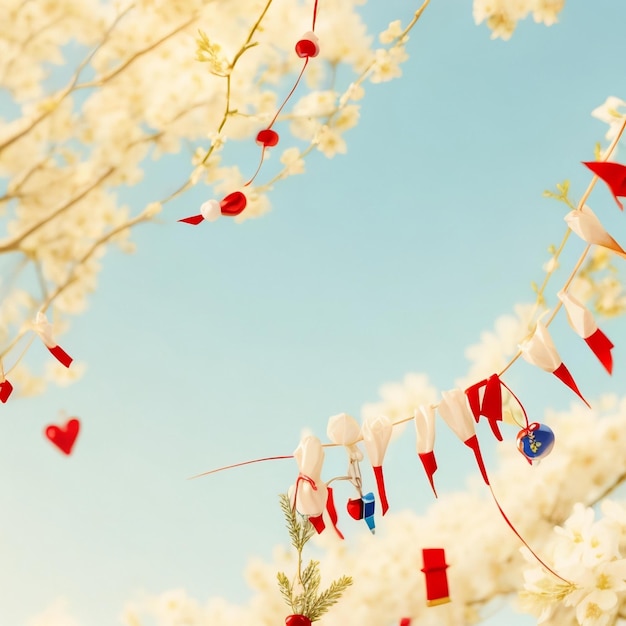 Foto imagens de fundo de martisor coleções de papéis de parede bonitos ai gerados