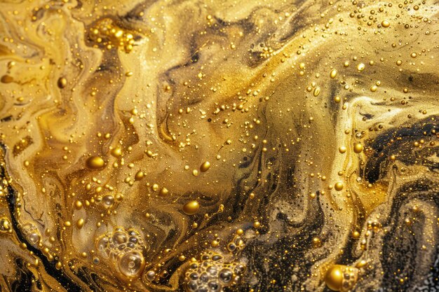 Foto imagens de fundo líquido dourado de luxo para várias necessidades