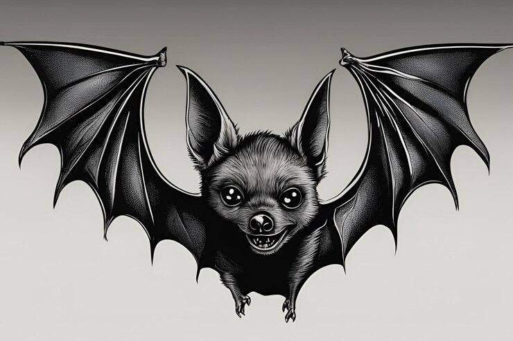 Foto imagens de morcego de halloween foto de ia