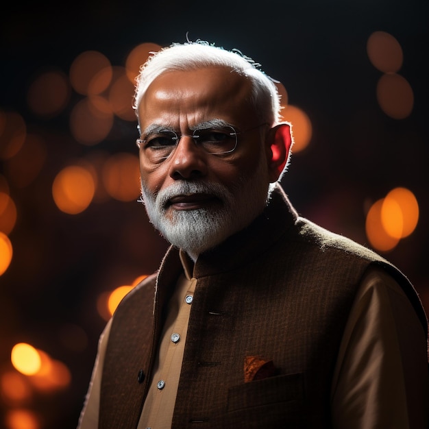 Foto imagens de narendra modi ai narendra modi imagem realista narendra modi vector illustrator