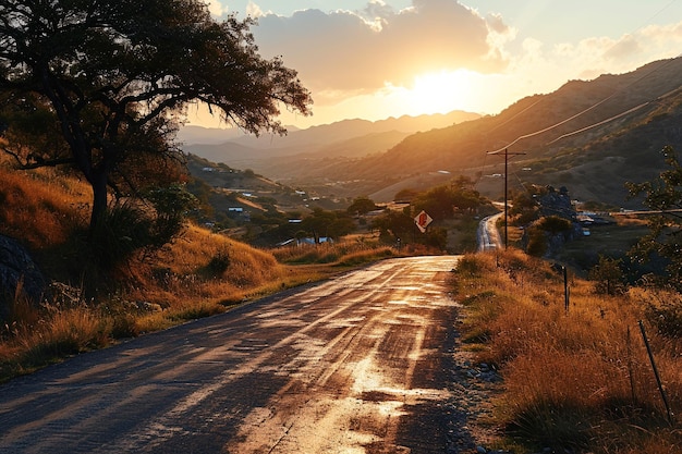 imagens de texto digitalizadas imagem em preto e branco paisagem de uma rodovia rural ao pôr do sol vídeo de estoque