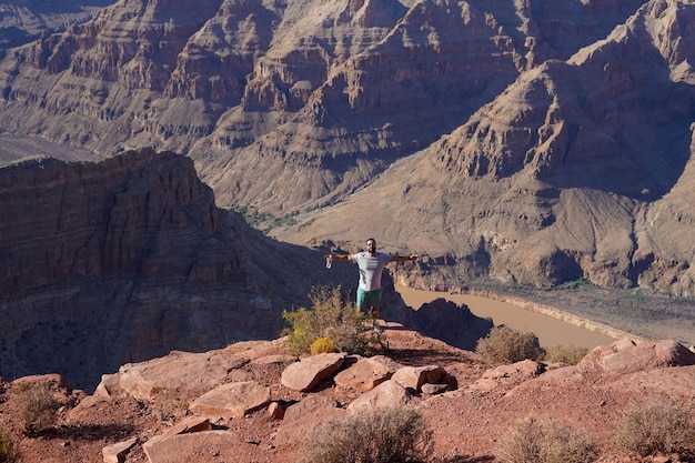 Imagens do grand canyon do colorado no estado do arizona.