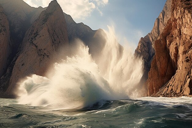 Imagens dramáticas de ondas de tempestade a atravessar barreiras costeiras