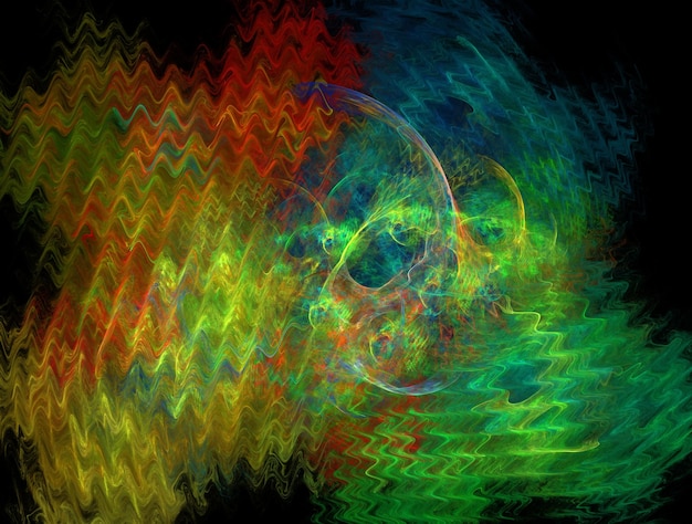 Imaginäres fraktales abstraktes Hintergrundbild