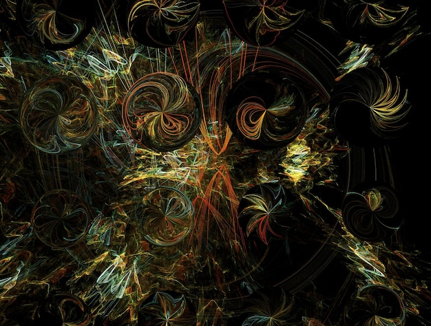 Imaginäres fraktales abstraktes Hintergrundbild