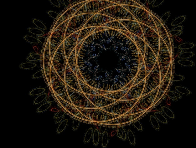 Imaginario exuberante textura fractal generado imagen fondo abstracto