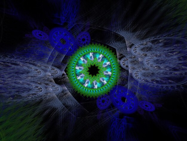 Imaginario exuberante textura fractal imagen fondo abstracto