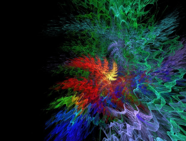 Imaginario exuberante textura fractal imagen fondo abstracto