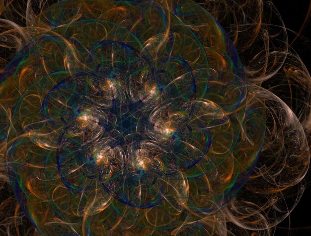 Imaginario exuberante textura fractal imagen fondo abstracto