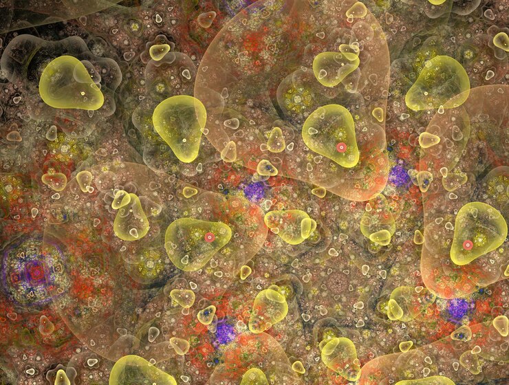 Foto imaginário fractal fundo abstrato imagem