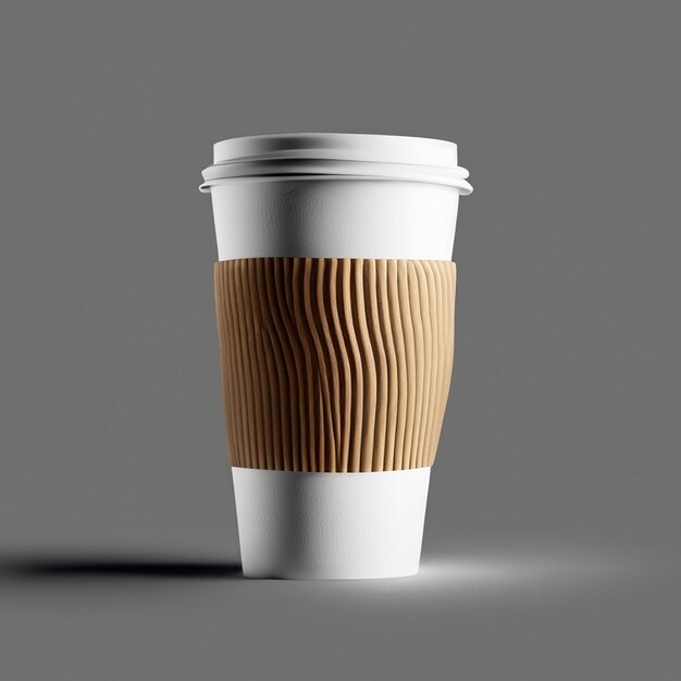 Imitación de taza de papel para el café para llevar