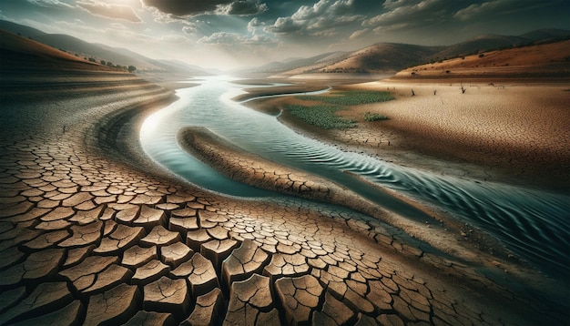 Foto impacto del cambio climático en los recursos hídricos y la hidrología