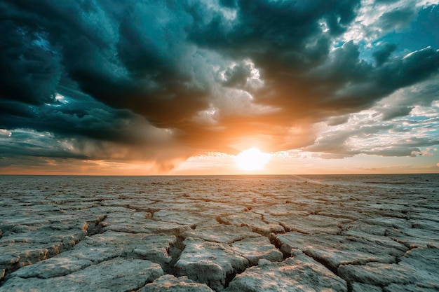 Impacto meteorológico del cambio climático generador de sequía ai