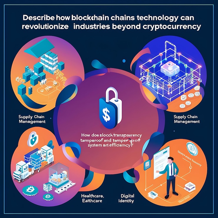 Foto el impacto de la tecnología blockchain más allá de la criptomoneda
