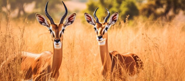 Foto impala em savana