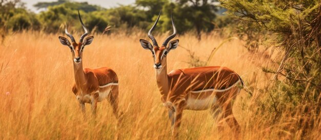 Impala in der Savanne